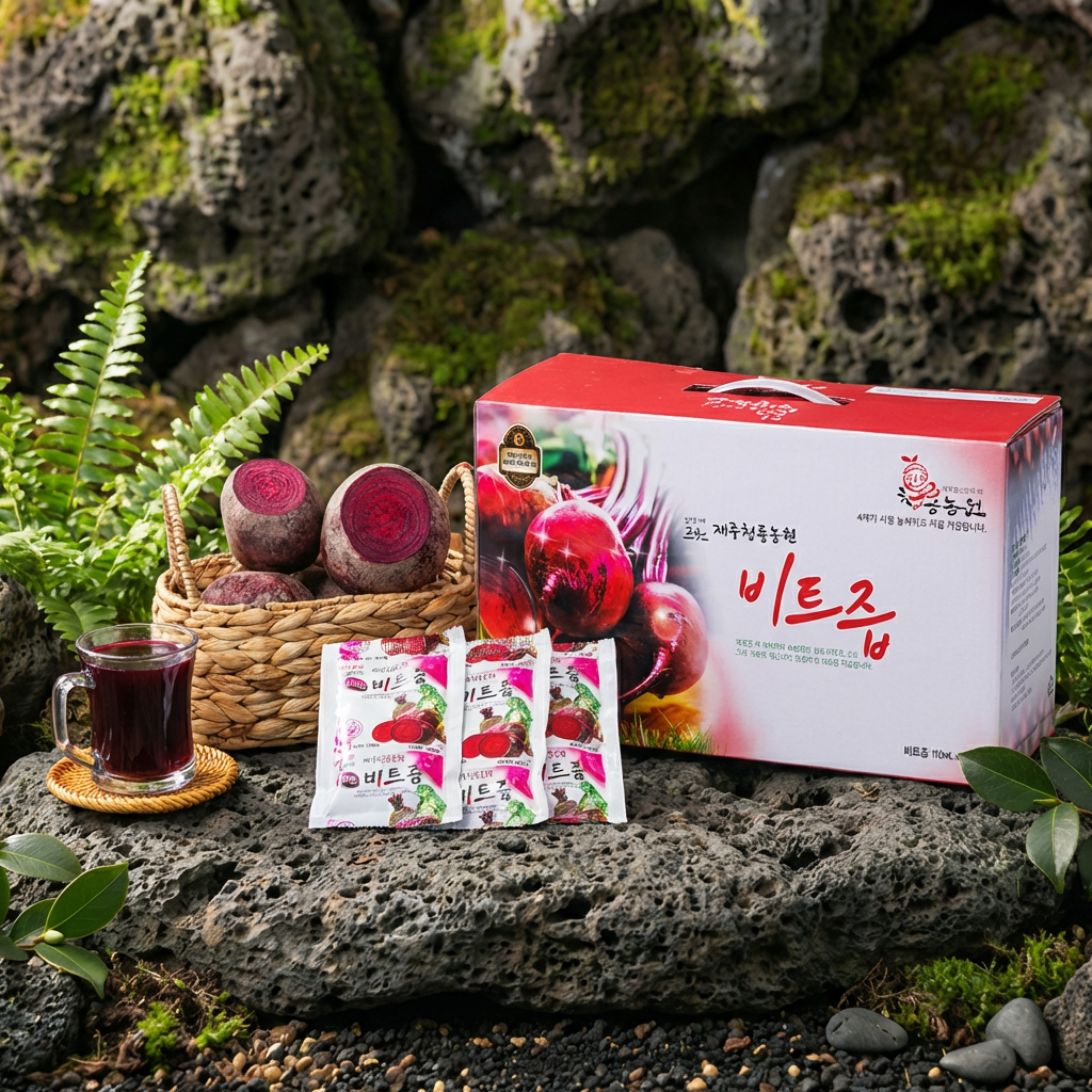 청룡농원 제주산 레드비트즙 110ml x 75포