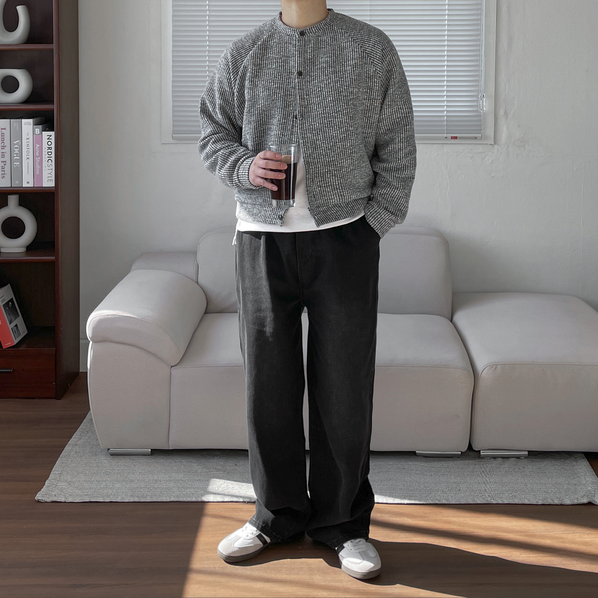 남자밴딩청바지 흑청바지 연청바지 스트레이트진 이미지 7
