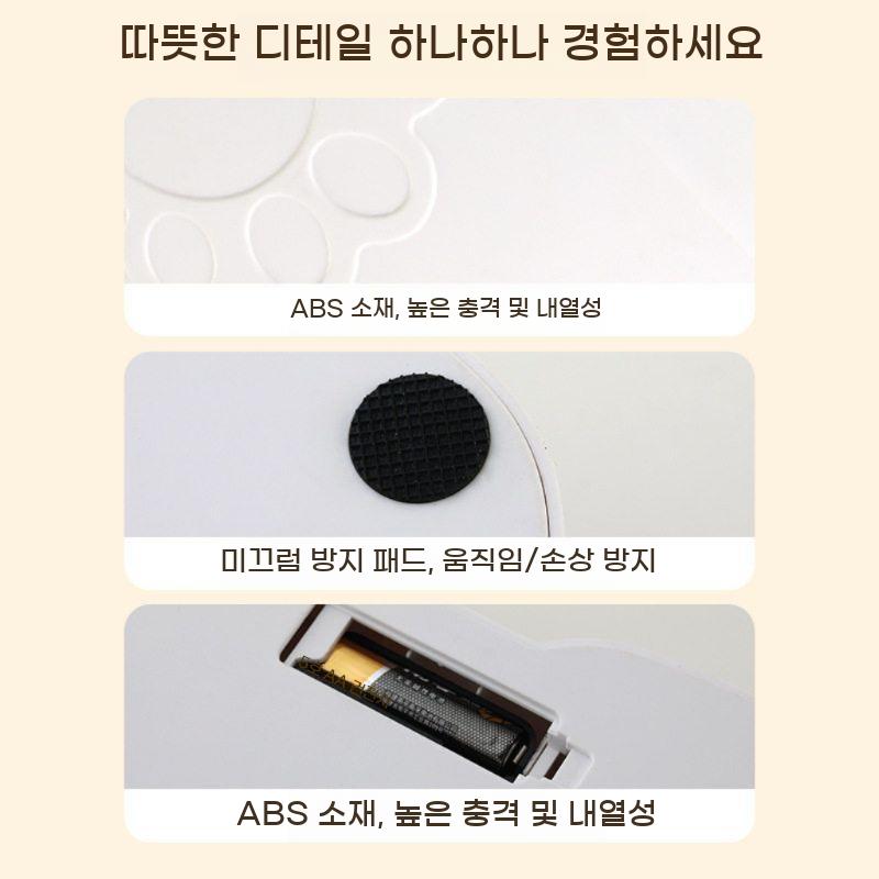고양이 자동 2구 급식기 강아지 밥그릇 타이머 식기 건식 습식 분리 - 상세 이미지 5
