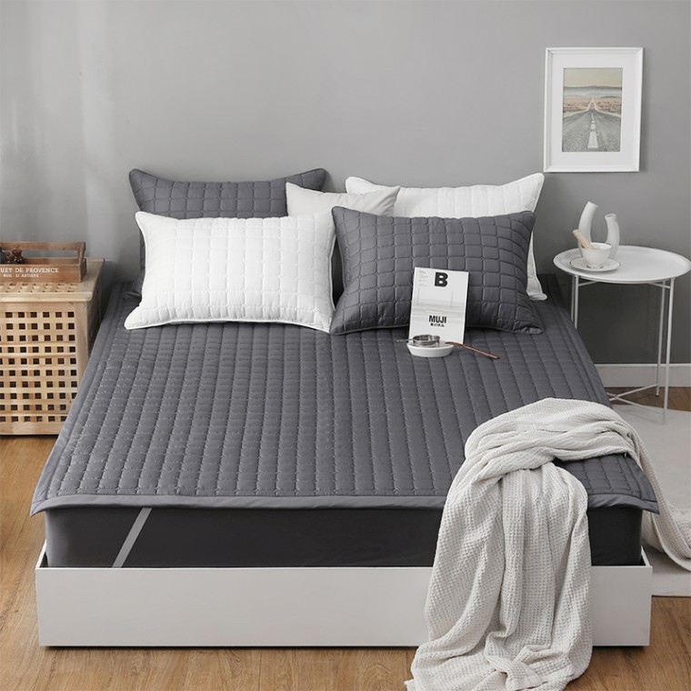 침대패드 순면 누빔 매트리스패드 슈퍼싱글 퀸 침대매트 이불패드