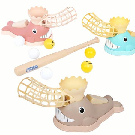 [자사 협력업체]고래 팝업 야구 배팅놀이 놀이 해양 스포츠 배팅 게임 아동 용 액 티비 티 운동 장난감