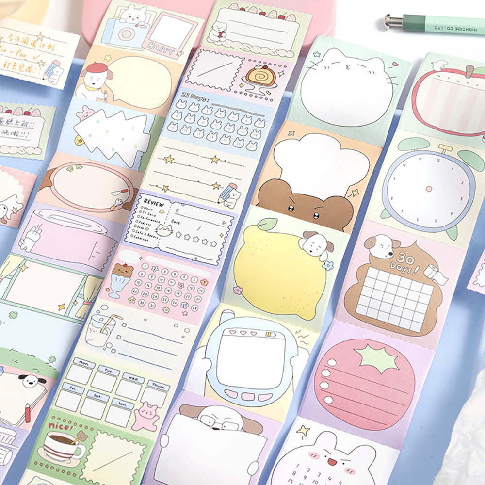 [세트구매 4종] 귀여운 크림 컬러 필기가능 이지컷 다꾸 마스킹테이프 이미지 2