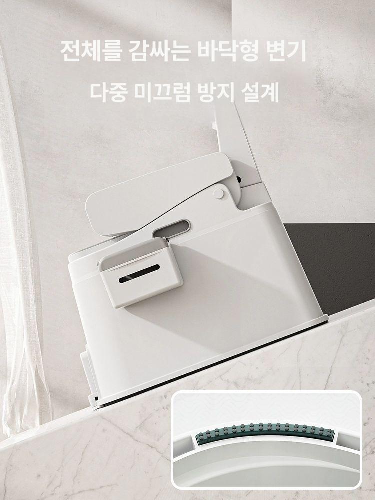 이동식 좌변기 어른용 소변기 실내 침실용 소변통 접이식 요강 휴대용 - 상세 이미지 4