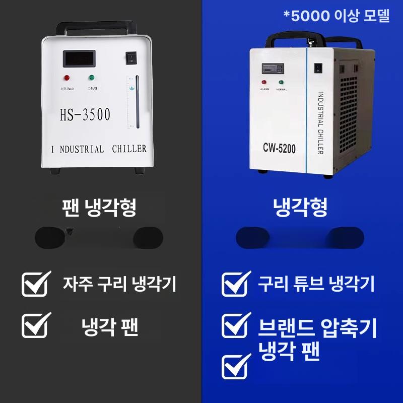 산업용 칠러 공냉식 금형 냉각 수냉식 압축기 냉각기 hs 3502 입구 출구 퀵커넥터8mm - 상세 이미지 4