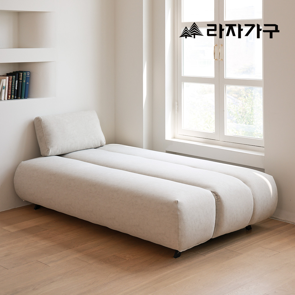 라자가구 루나 패브릭 접이식 3인 소파베드 저상형 원룸 싱글 소파침대