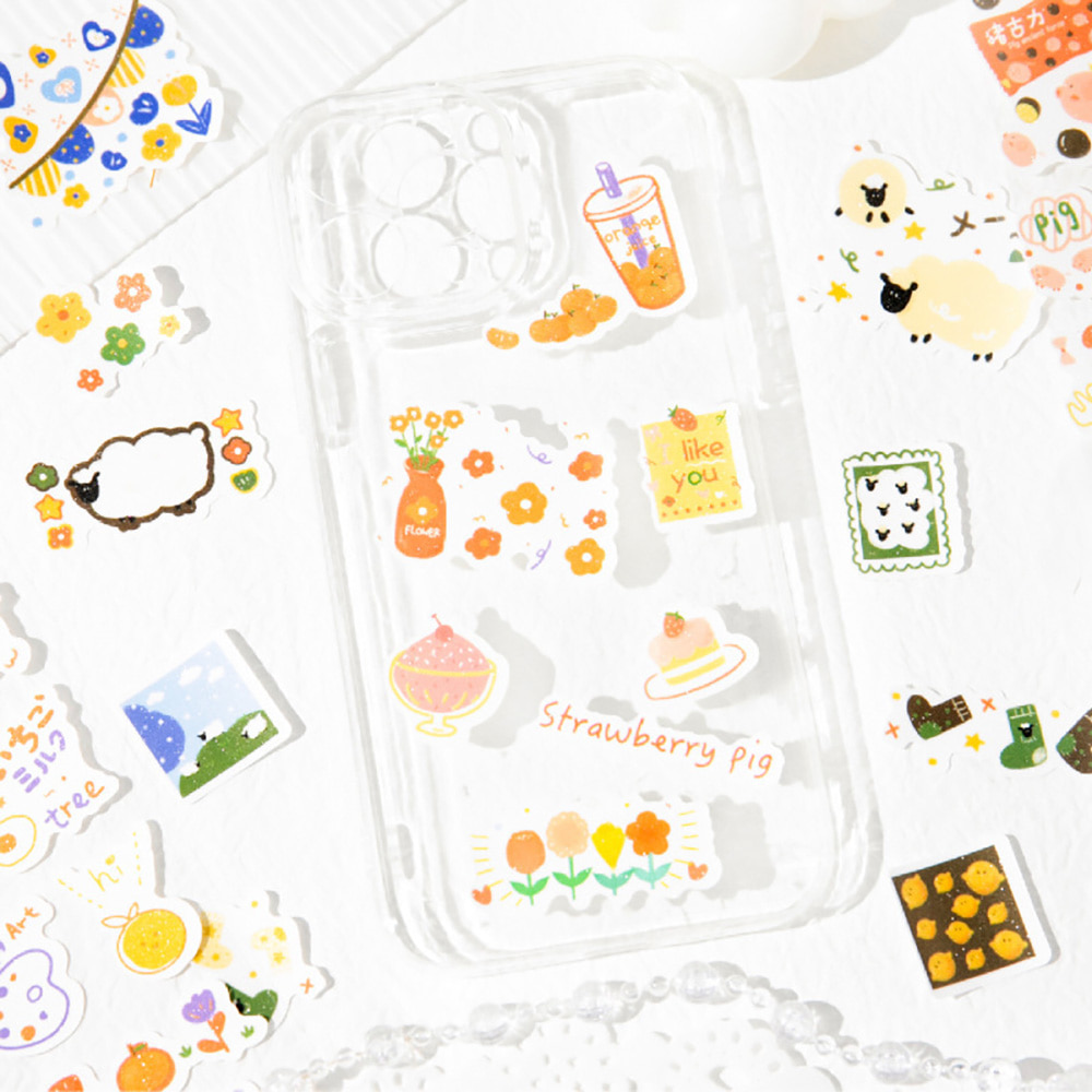 [세트구매 6종] 귀여운 글리터 키스컷 다꾸마테 이미지 4