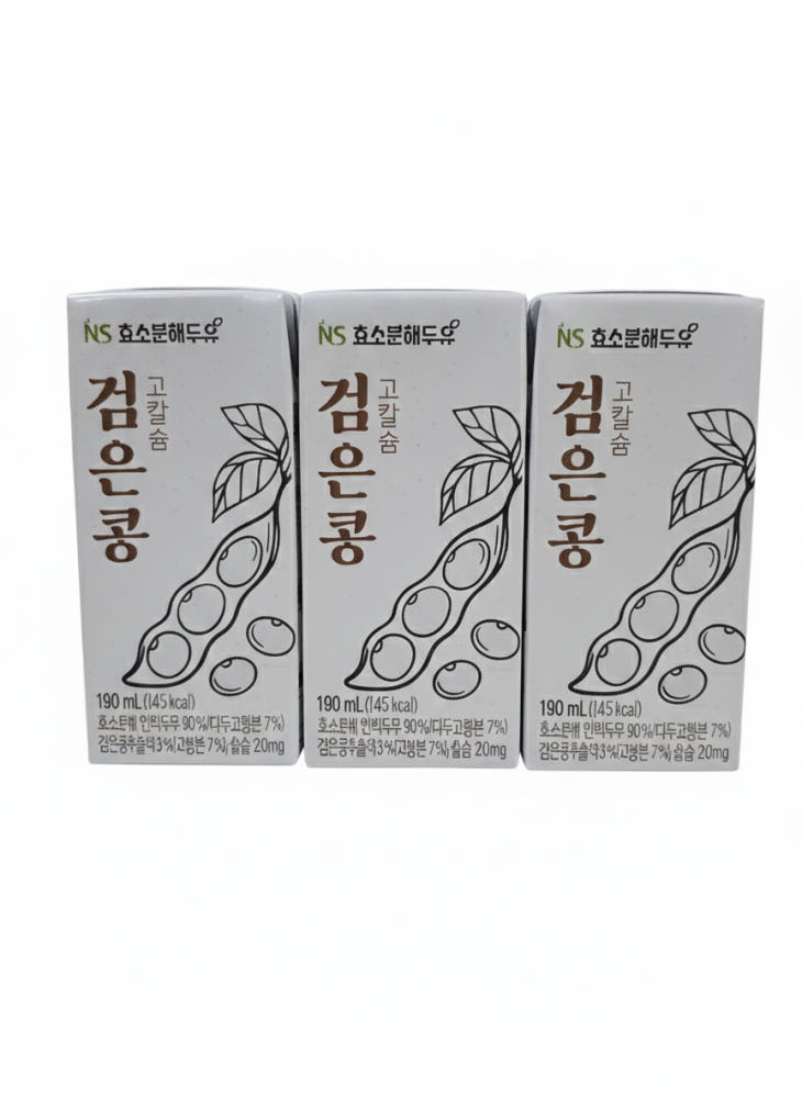 네이처세븐 효소분해두유 검은콩 고칼슘 190ml 32개 3,000원