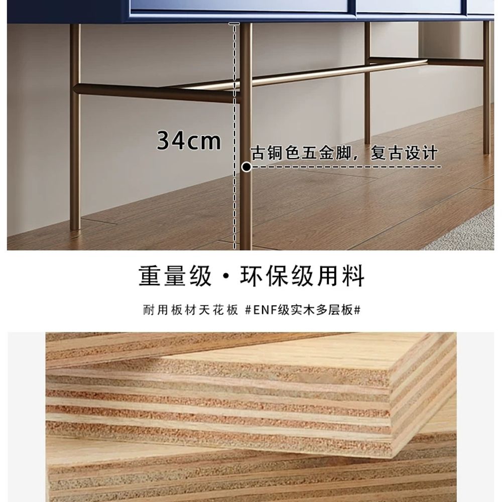 인테리어서랍장 대형서랍장 수입 와이드3단서랍 B. 80cm 3 서랍장 하단형, A. 완제품 - 상세 이미지 2
