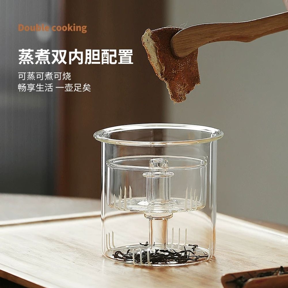 빈티지 내열 A. 길운 찻주전자 유리 뚜껑 800ml, A. 800mL포함 1000mL포함 - 상세 이미지 5