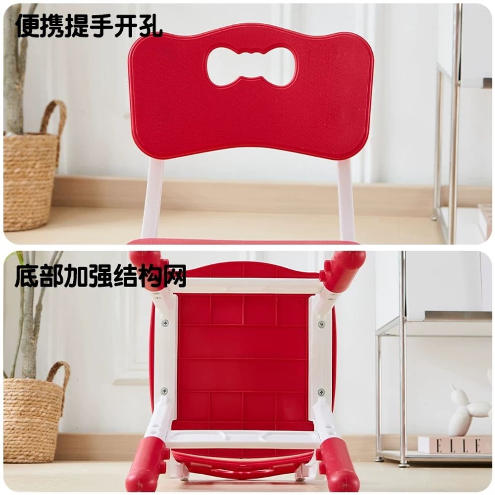 리멤버셀 의자 낮은 놀이방 교구장 컬러풀 미니 학원 교 A. 석류 레드높이 26cm30cm - 상세 이미지 4