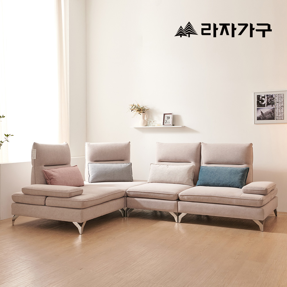 라자가구 아르노 조야 5인 코너형 스윙 소파 등받이조절 헤드틸팅 푹신한 거실 쇼파