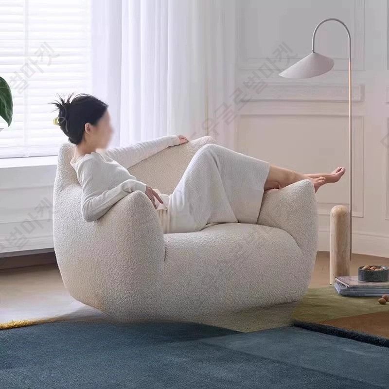 편한1인용쇼파 독서의자 거실 인테리어 미드센츄리 원룸 - 상세 이미지 2