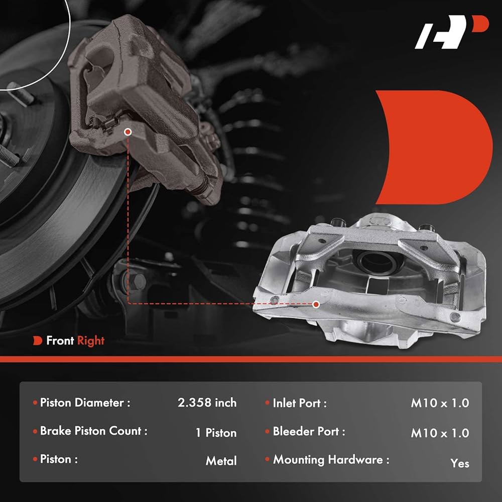 일부 BMW 모델과 호환되는 브래킷이 있는 A-프리미엄 디스크 브레이크 캘 어셈블리 - 550i GT, 750i xDrive, 750Li 750i, 750Li, GT 650i xD - 상세 이미지 2