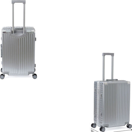해외여행 여행 가방 위탁 수화물 금고형 튼튼한 대형 하드 캐리어 24인치 (그레이 회색)
