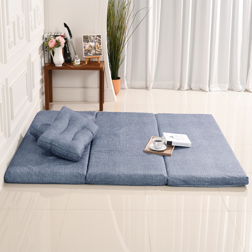 더베딩샵 3단 접이식 매트리스 롱탄탄폼 데일리 손님용 수면 바닥토퍼 매트