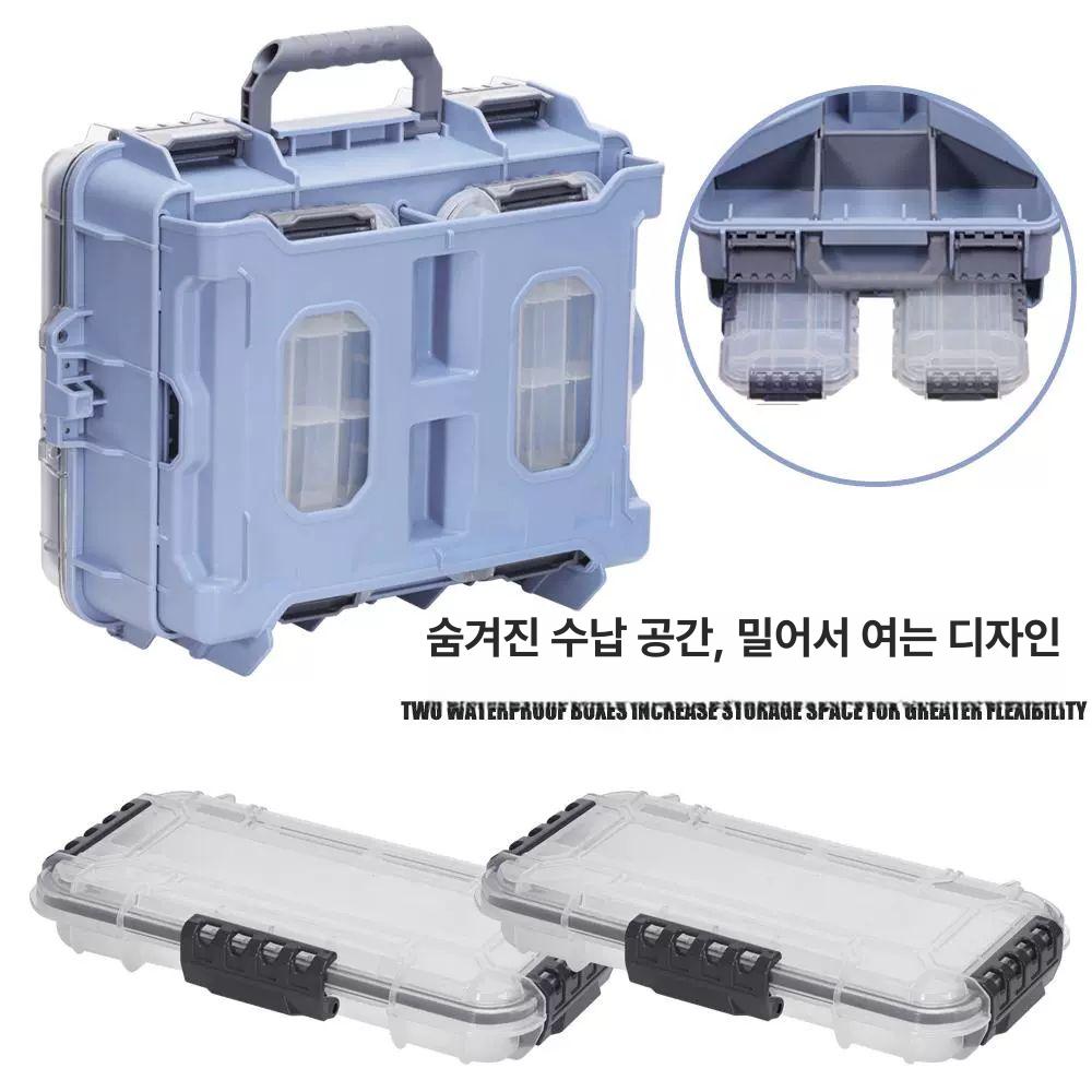 루어 보관함 로드거치대 개방 수납 초경량 다기능 대형 블루 - 상세 이미지 3