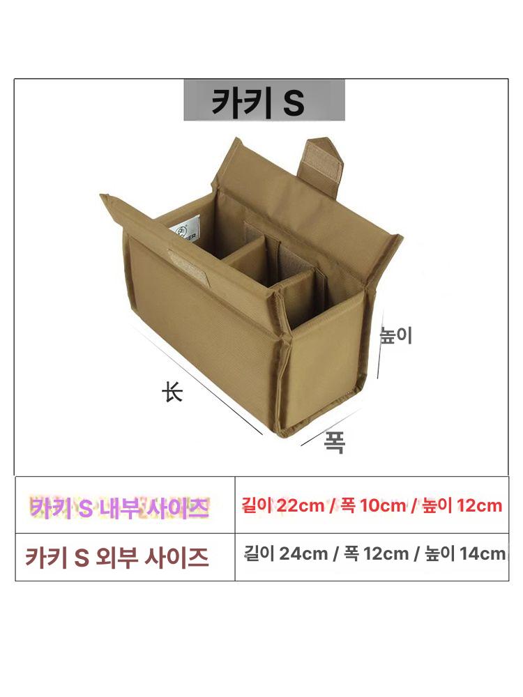 소형 카메라 쿠션 파티션 칸막이 캠코더 블랙 속가방 여행용 방수 미러리스 렌즈 내장 - 상세 이미지 3