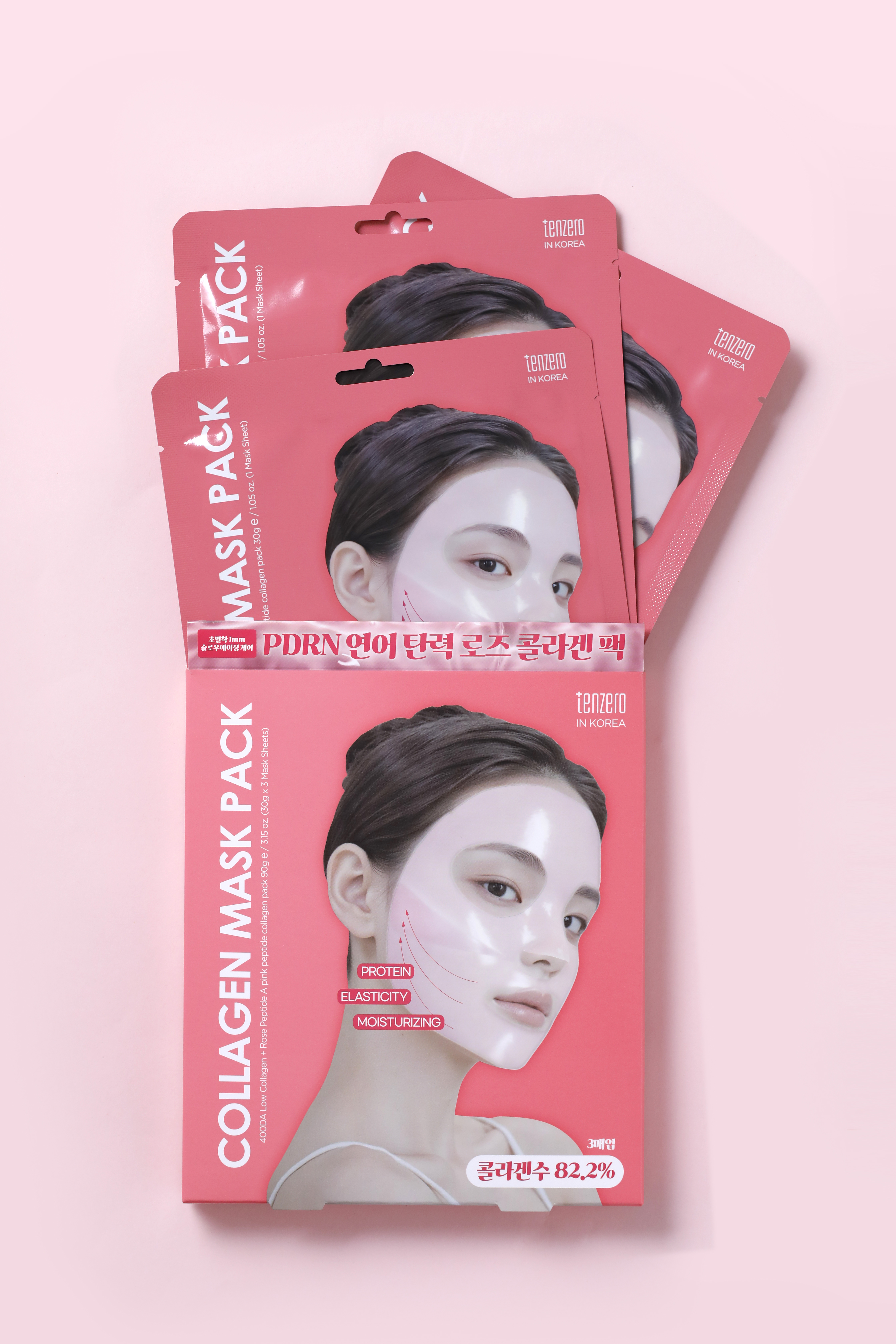 텐제로 차오른 펩타이드 콜라겐 마스크 팩 30g X 3ea - 상품 이미지
