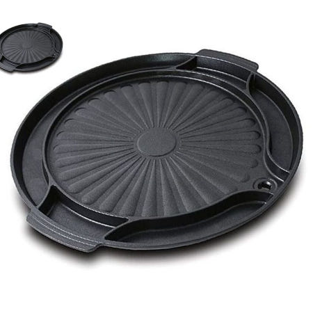 불판 KA-1508P 계란찜 스톤원형구이팬 후라이팬