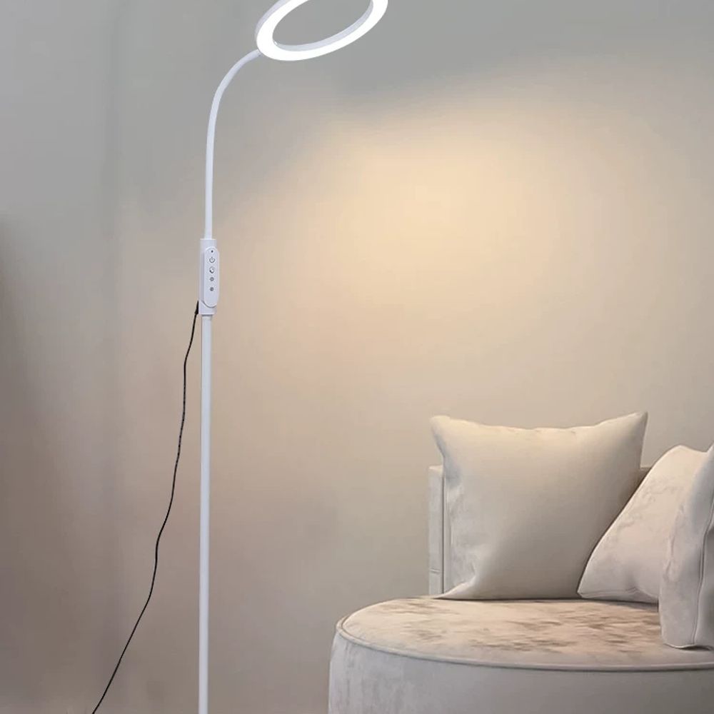 리멤버셀 LED 무영등 조명 샵 작 A. 화이트 바디 48W 3색 조명 밝기 조절 터치패널 - 상세 이미지 5