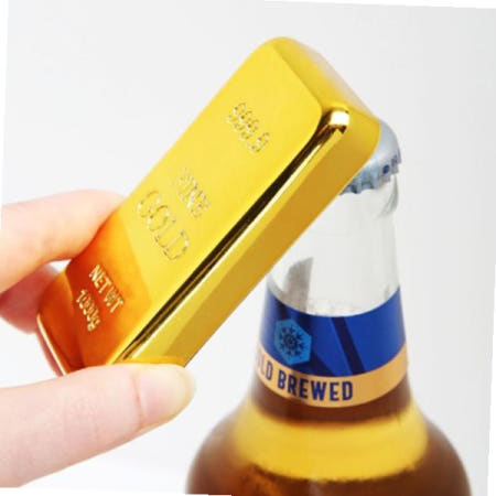 골드바1KG 골드바 오프너 냉장고 자석 병따개 가짜 소품