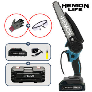 헤몬 21V 무선 전기톱 20cm 충전식 전동 체인톱 풀세트 실사용 후기 | 효과 있을까? - 상품 이미지 1
