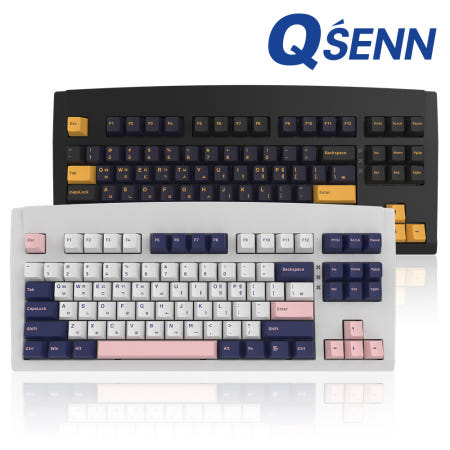 큐센 DT35 87 PBT 유무선 기계식 키보드 1년보증AS