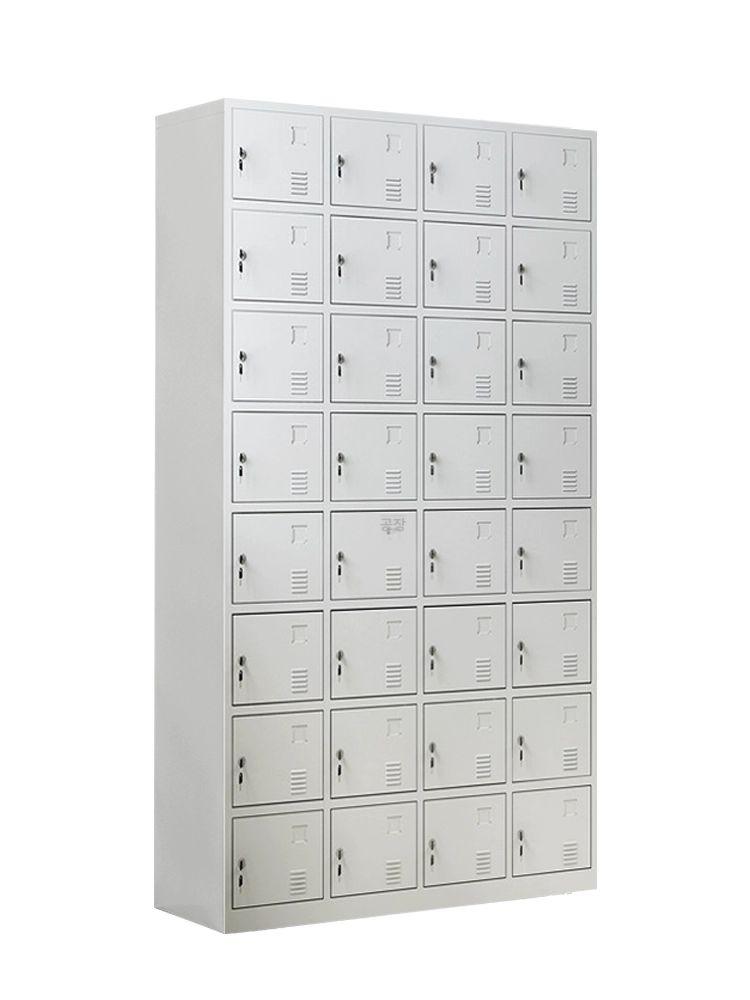 철제 사물함 목욕탕 라커 개인 보관함 신발 업소용 학교 32문 캐비닛 2.7mm - 상품 이미지