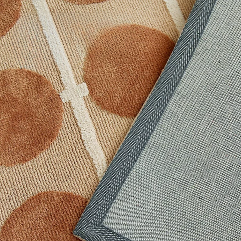 테라코타 대형 거실 러그 Terracotta Rug 140cm - 상세 이미지 5
