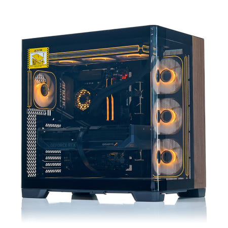 C8 커브 우드 블랙 PC RX9070XT RTX 5070Ti 5080