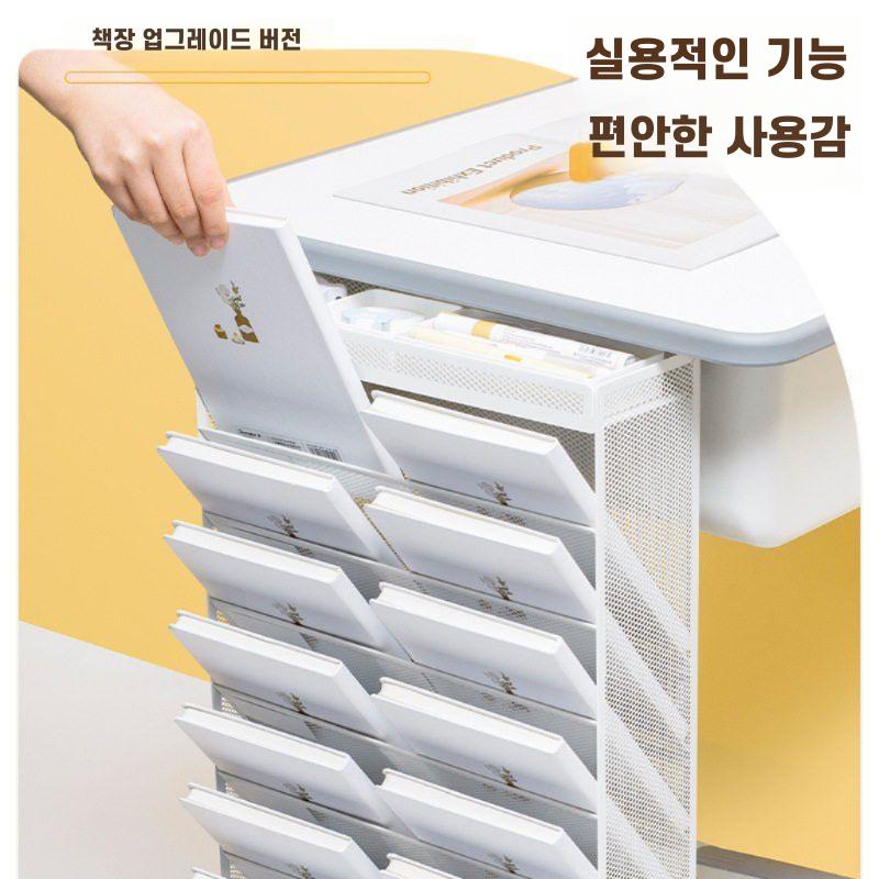 철제 문서 분류 수납 선반 11층 검은색(경사 바퀴) - 상세 이미지 3