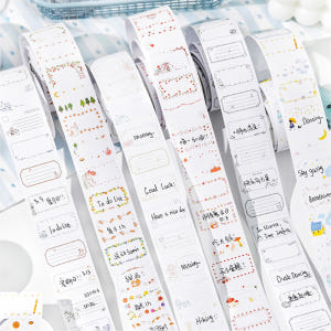 [세트구매 6종] 감성 메모가능 키스컷 마스킹테이프 실사용 후기 | 효과 있을까? - 상품 이미지 1