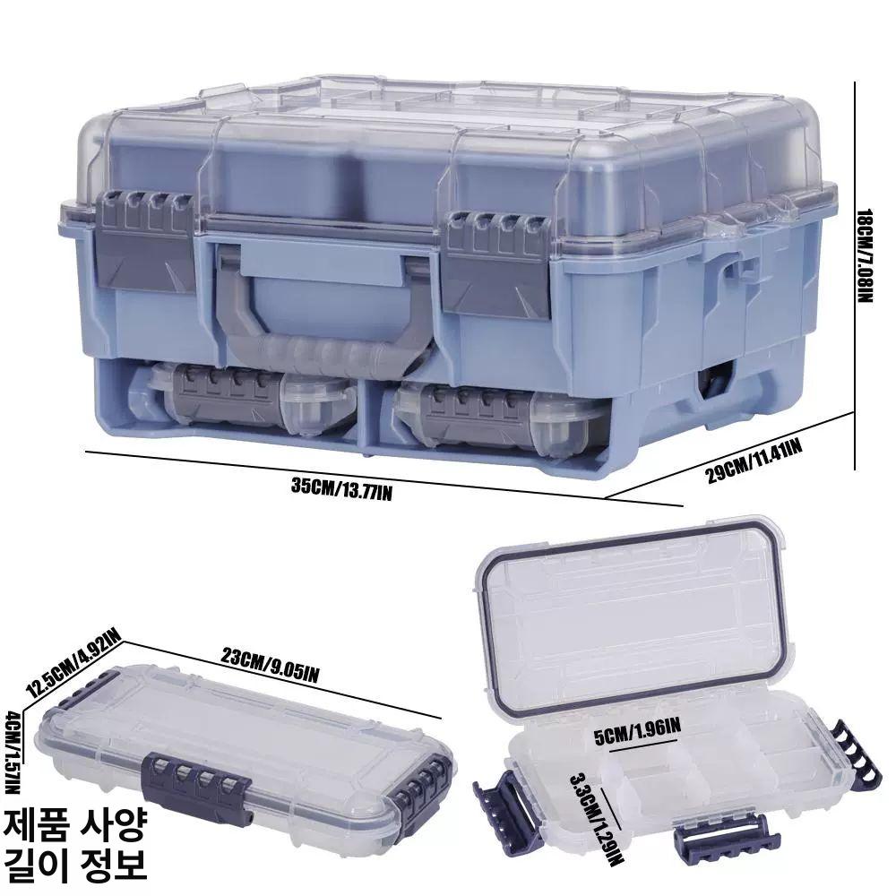 루어 보관함 로드거치대 개방 수납 초경량 다기능 대형 블루 - 상세 이미지 4