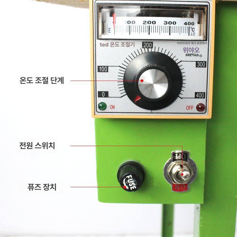 웨빙 테이프 절단기 풋 페달식 전열식 전열 절단 고온 완제품 - 상세 이미지 4
