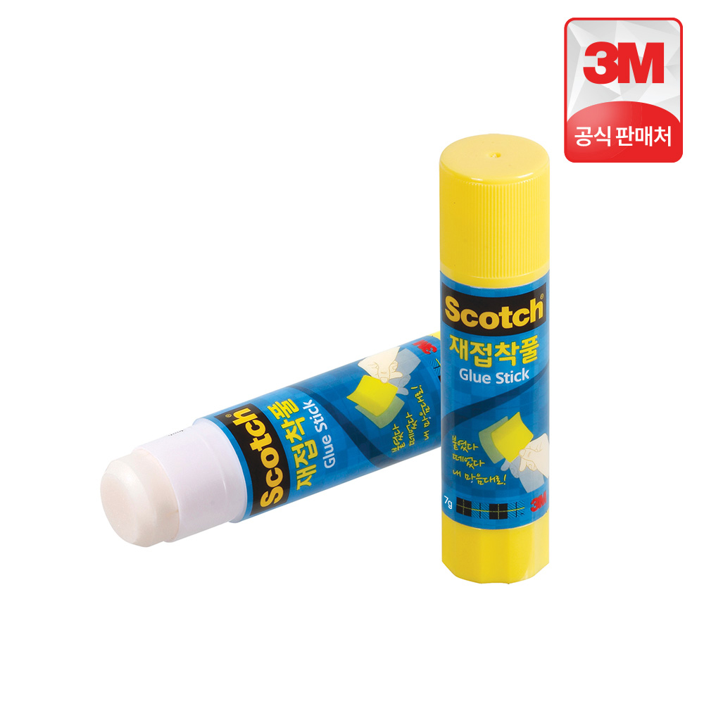 3M 스카치 재접착 풀 7g, 1개 - 상품 이미지