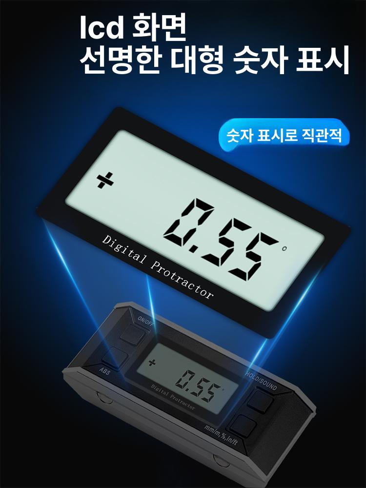 디지털 각도 측정기 파인더 게이지 경사계 다기능 건물용 디지털 경사계 - 상세 이미지 4