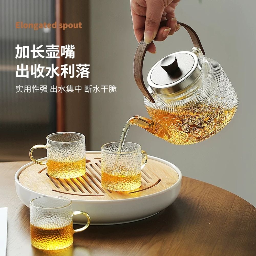 빈티지 내열 A. 길운 찻주전자 유리 뚜껑 800ml, A. 800mL포함 1000mL포함 - 상세 이미지 2