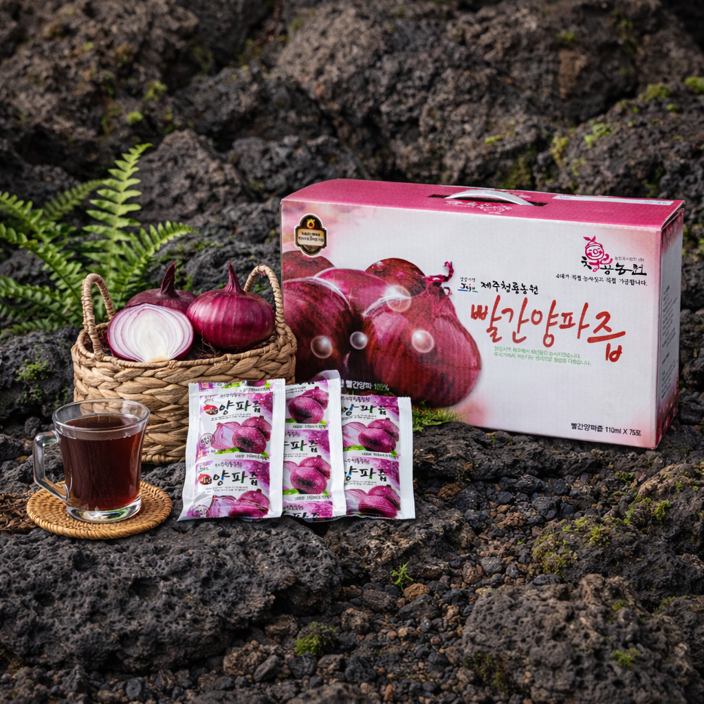 100% 제주산 자색양파즙 75포  [제주청룡농원],햇상품! 제품 이미지