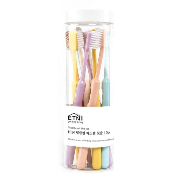 구강케어 파스텔 대용량 미세모 패밀리 칫솔 10p세트 x 2EA - 상세 이미지 2