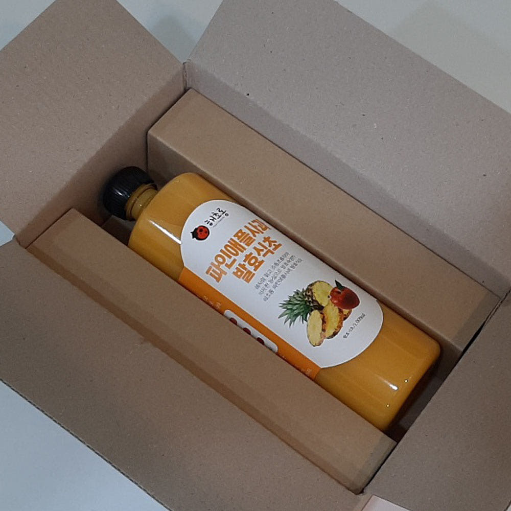 해초롱 천연발효사과파인애플식초 500ml 국산애사비 무첨가 초모함유 자연발효 혈당관리 - 상세 이미지 4