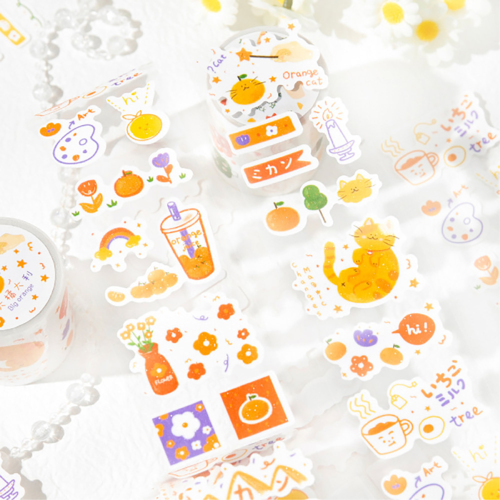 [세트구매 6종] 귀여운 글리터 키스컷 다꾸마테 이미지 3