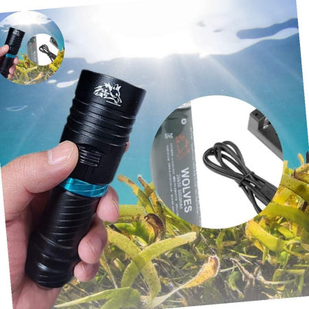 etc 스쿠바 해루질 XM L2 4800루멘 L2M수중랜턴