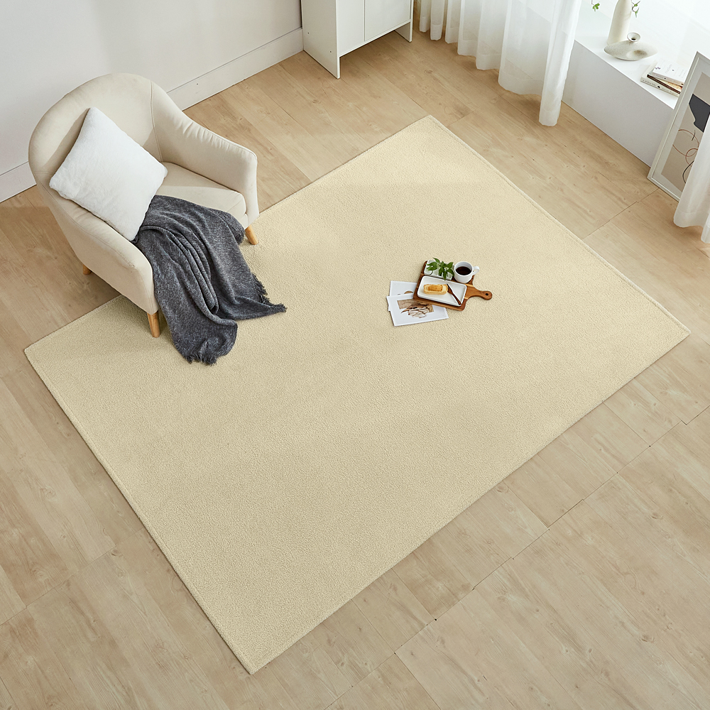 아담데코 사계절 대형 거실 러그 단모 워셔블 논슬립 선염 투톤 러그 베이지, 60x180cm 이미지 8
