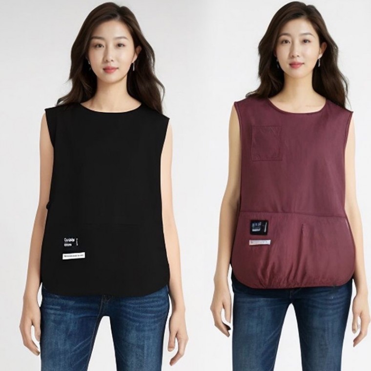 방수 앞치마 숏 도모아 카페 서빙 조끼 DD-12957 작업용