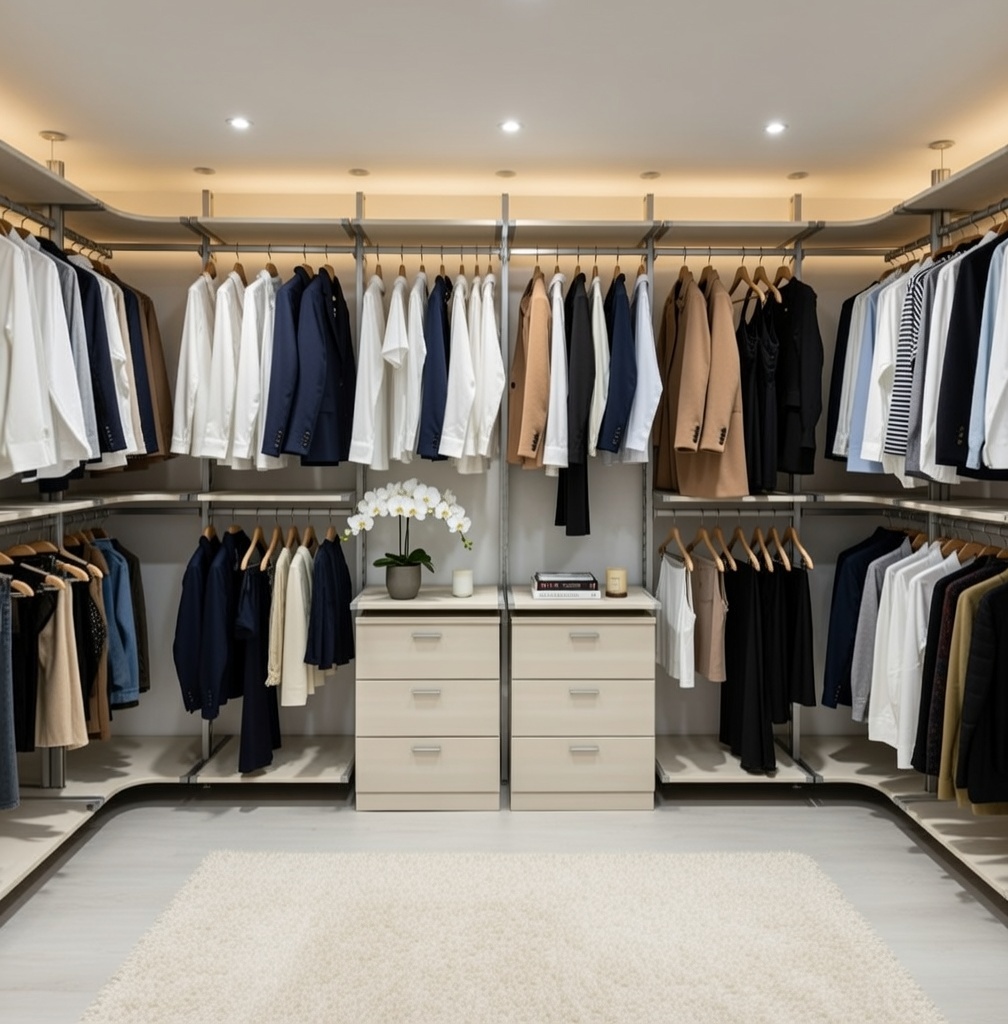 친환경 이노시스 드레스룸옷장 세트 아파트 시스템 가구 행거 일자장 400-4