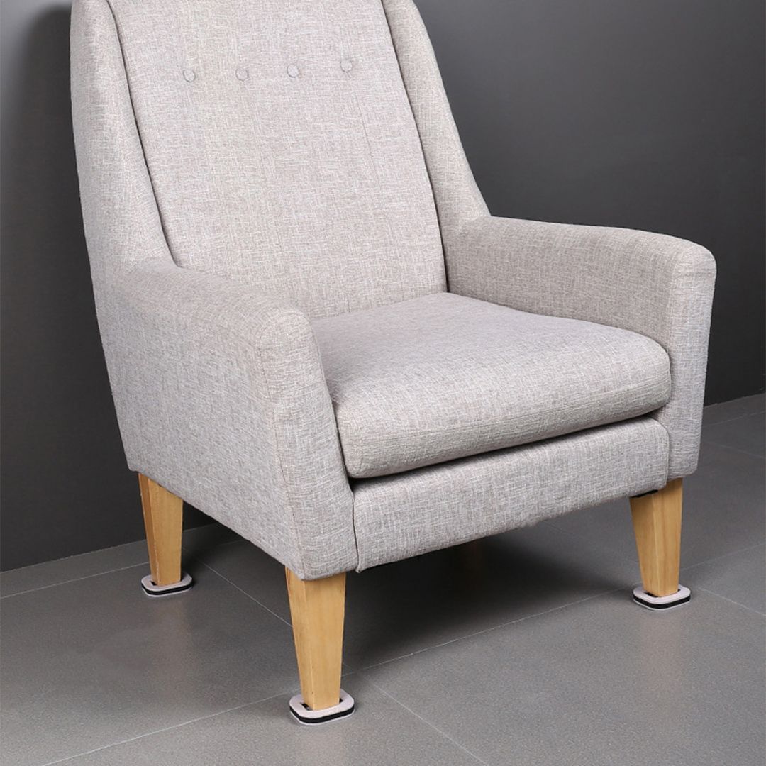 의자바퀴고정 바퀴커버 고정캡 패드 끌림 자국 스크래치 소음 방지 발커버 사각 펠트 마루용