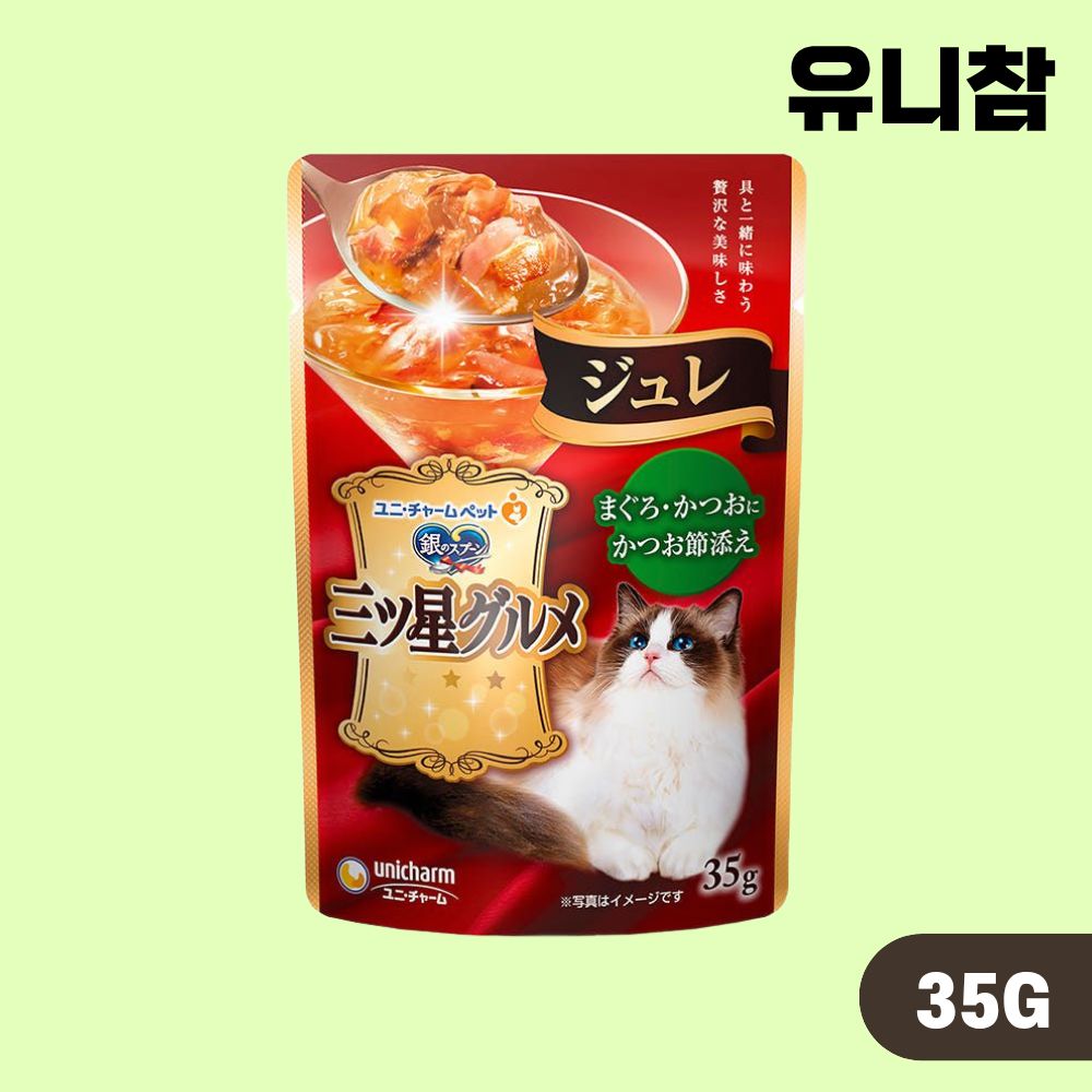 미쓰보시 구루메 자묘용 참치 가다랑어 후레이크35g 습식 파우치 - 상세 이미지 4