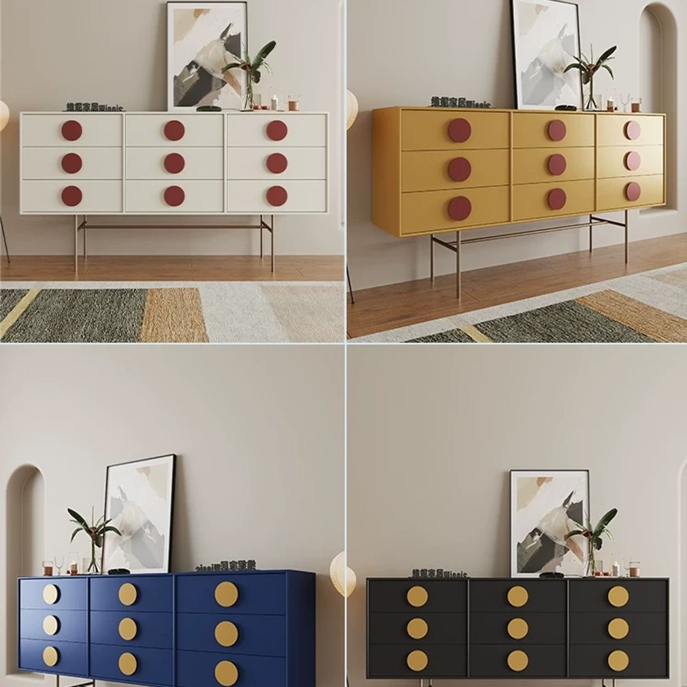 인테리어서랍장 대형서랍장 수입 와이드3단서랍 B. 80cm 3 서랍장 하단형, A. 완제품 - 상세 이미지 4