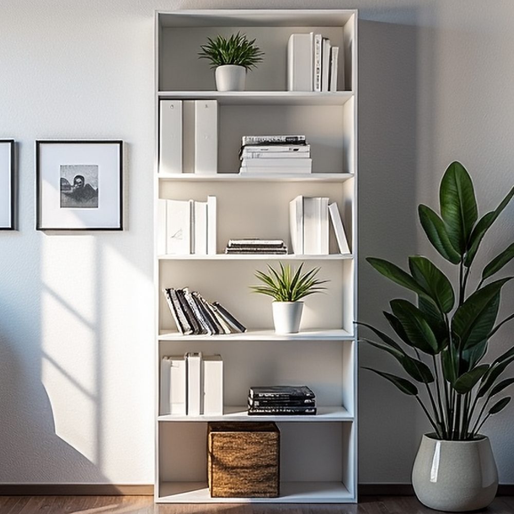 베라 6단 600 책장 화이트