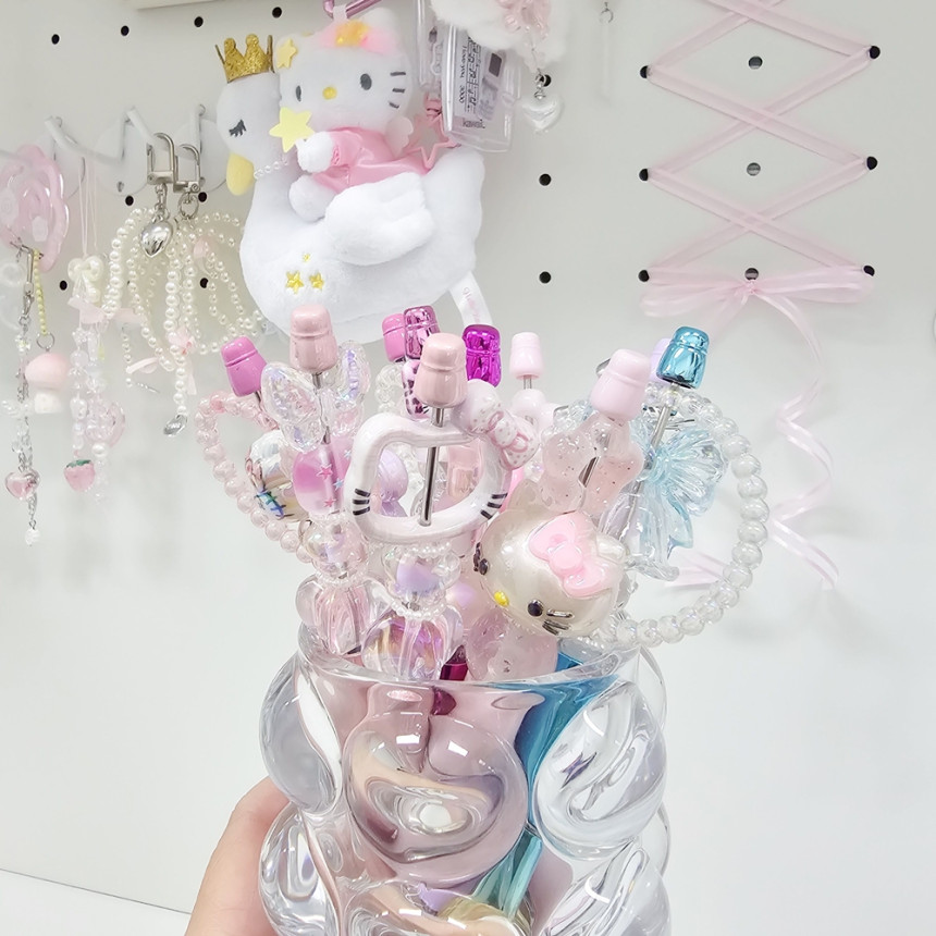 볼꾸 볼펜꾸미기 비즈볼펜 펜꾸 DIY